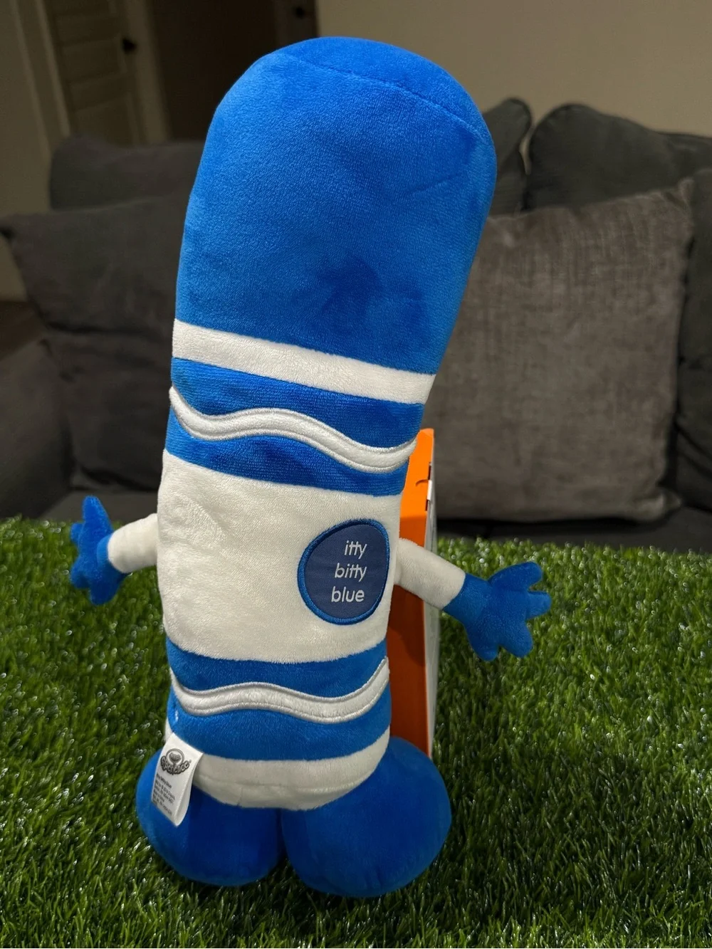 Crayola Experience Crayon Plush Itty Bitty Blue Stuffed Toy 15